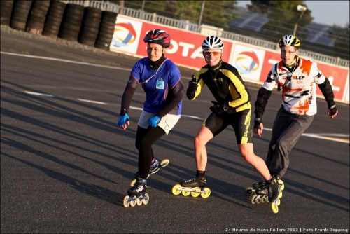 Das Rennen ist wenige Stunden alt: Alex hat einen Adrenalinschub